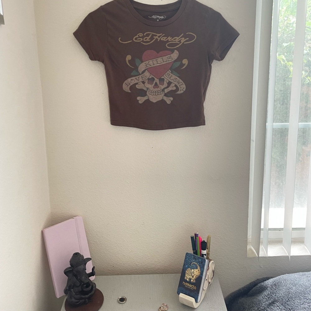 Cropped Ed Hardy Love Kills Slowly